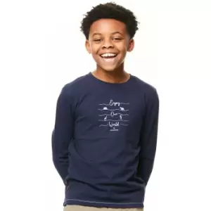 Image of Craghoppers Boys NosiLife Jago Wicking Long Sleeved T Shirt 5-6 Years- Chest 23.25-24', (59-61cm)