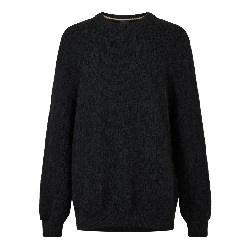 Image of Boss Mens HBB Palao Knitted Top Black male Medium