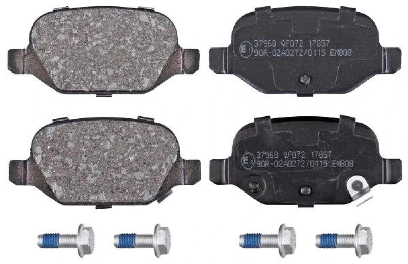 Image of A.B.S. 37968 Brake pad set with acoustic wear warning Brake Pad Set,disc brake (402)