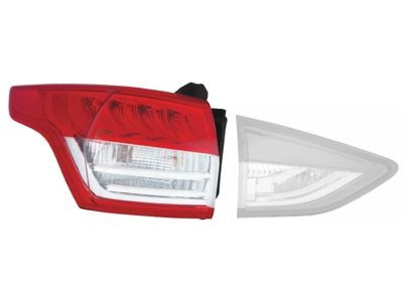 Image of VAN WEZEL 1906925 Rear light Outer section, with bulb holder, Left, LED Combination Rearlight (391)