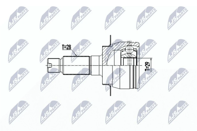Image of NTY CV joint kit NTY NPZ-SU-036