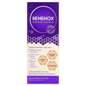 Image of Benenox Overnight Recharge Blackcurrant Flavour 135ml