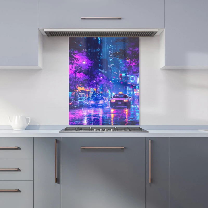 Image of Designer Kitchen Splashbacks Dante Mercer: 00036 Kitchen Splashback Size: 600mm x 750mm Multicolor Unisex 600mm x 750mm