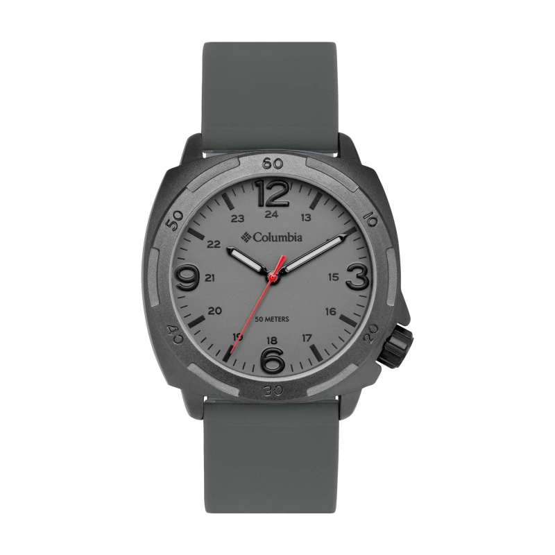 Image of Columbia Delta Ridge Silicone Strap Sports Watch Grey male One Size