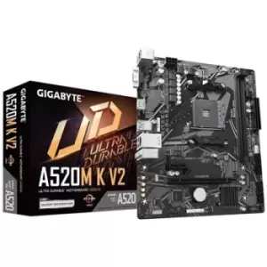 Image of Gigabyte MB GBT AMD AM4 A520M K V2 1.0