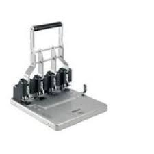 Image of Rexel HD4150 Ultra Heavy Duty 4 Hole Punch Silver/Black
