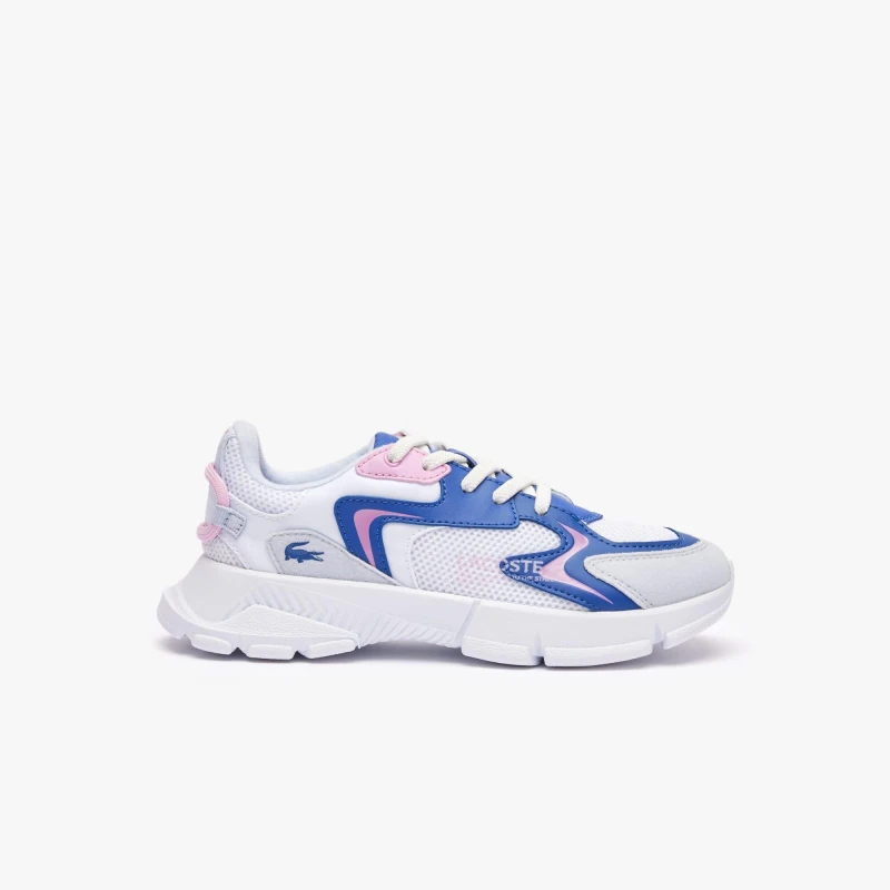 Image of Lacoste Childrens L003 Neo Trainers - Blue Blue C12.5