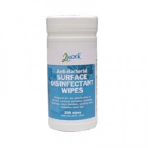 image of 2Work Disinfectant Wipes Tub 200 ETSD200