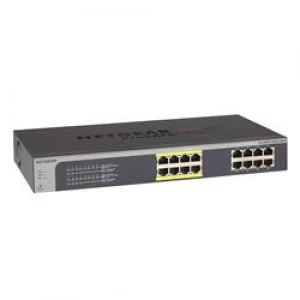 image of NetGear 16 Port Gigabit Ethernet PoE Plus Switch