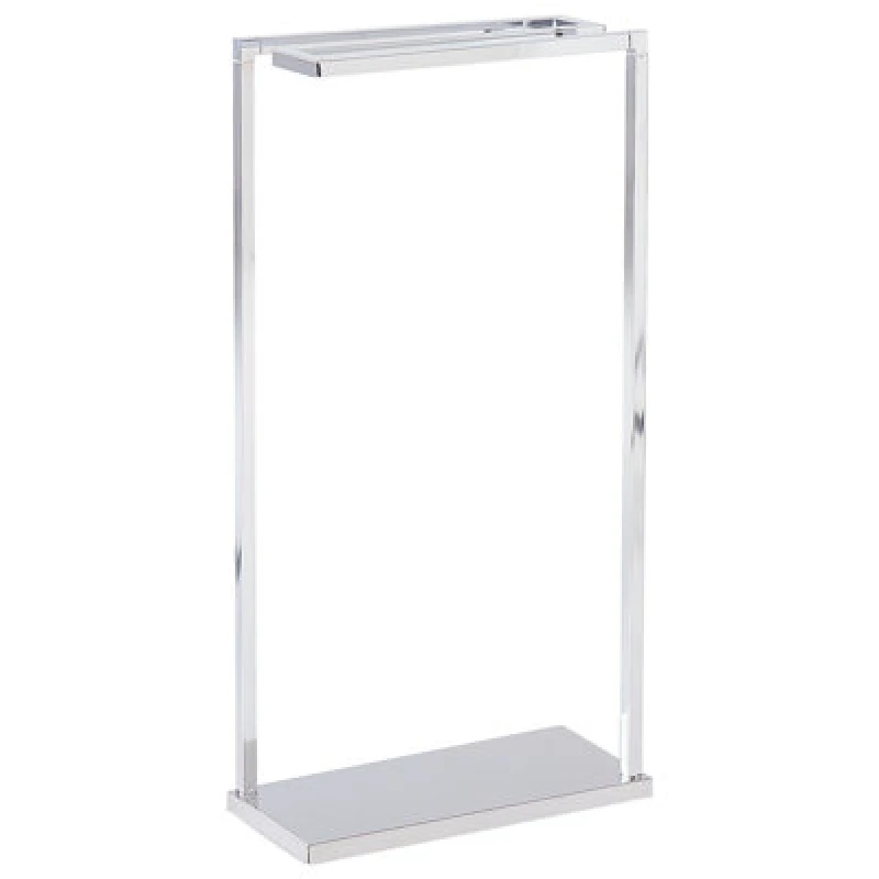 Image of Beliani Towel Stand Garcitas Metal Silver