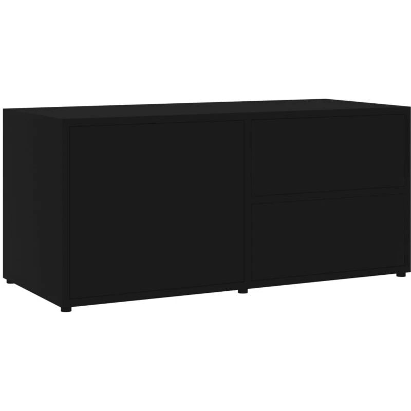Image of VIDAXL TV Cabinet Black 80x34x36cm Engineered Wood Vidaxl 801851