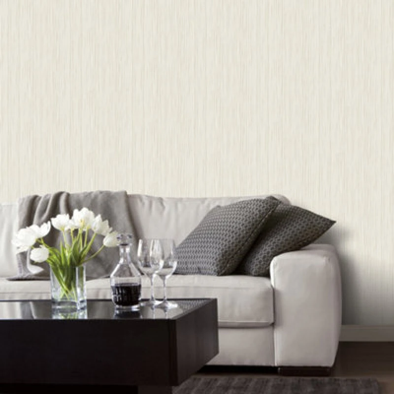 Image of Galerie Natural Fx Silver Grey Raffia Embossed Wallpaper