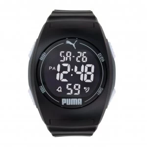 Puma Mens Digital Black Sport Strap Watch