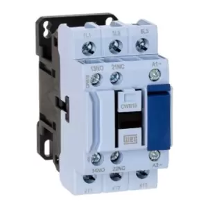 image of WEG CWB 3 Pole Contactor - 18 A, 110 V ac Coil, 3NO, 7.5 kW