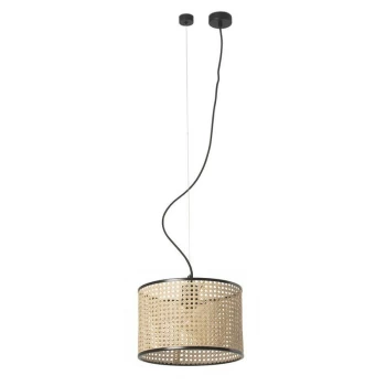 image of Faro MAMBO - Cylindrical Pendants Black, E27