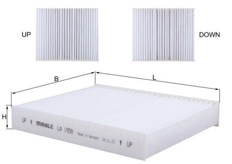 Image of Pollen filter MAHLE LA 1958