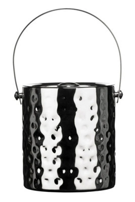 Image of Premier Housewares Ice Bucket With Lid And Handle Silver