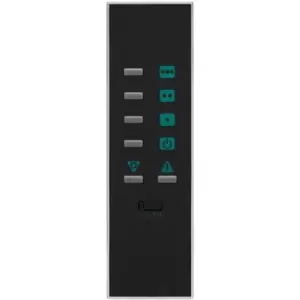 image of LightwaveRf Wireless Mood Remote Control Black (JSJSLW104BLK)