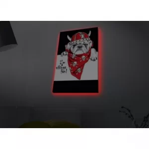 Image of 4570MDACT-060 Multicolor Decorative LED Lighted Canvas Painting