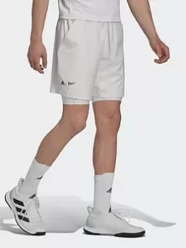 image of adidas London Two-in-one Shorts - White Size M Men