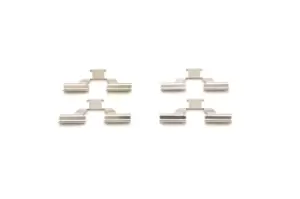 Image of Bosch Accessory Kit, disc brake pads 1 987 474 253 VW,AUDI,OPEL,Golf IV Schragheck (1J1),Golf V Schragheck (1K1),POLO (9N_),PASSAT Variant (3B6)