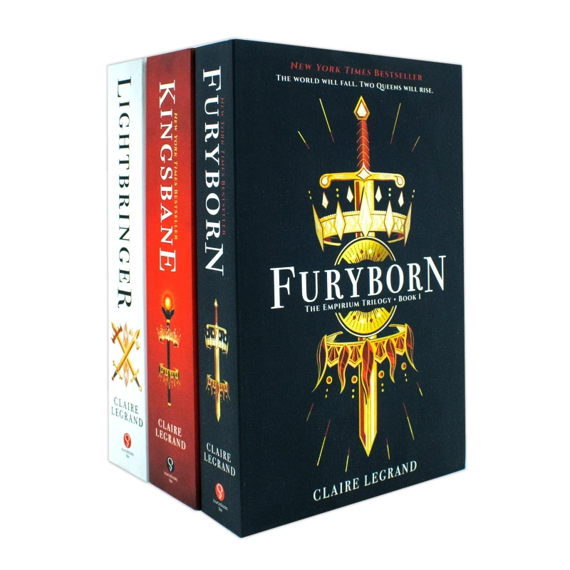 Image of The Empirium Trilogy 3 Books Collection Set by Claire Legrand (Furyborn, Kingsbane, Lightbringer) Claire Legrand Books