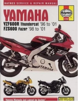 Image of Yamaha Yzf600r Thundercat and Fzs600 Fazer Service and Repair Manual by Matthew Coombs Hardback
