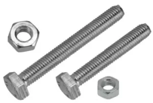 Image of Set Screw & Nut - M10 x 80mm PWN552 WOT-NOTS