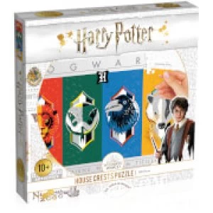 image of 500 Piece Jigsaw Puzzle - Harry Potter House Crests Edition