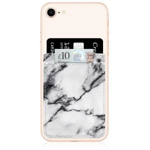 Image of iDecoz White Marble Phone Pocket
