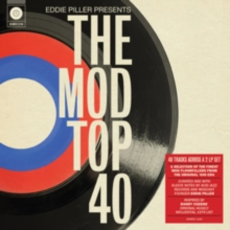 Image of Eddie Piller Presents the Mod Top 40 Vinyl