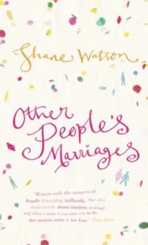 Image of Other Peoples Marriages by Shane Watson Paperback