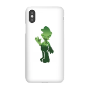 Image of Nintendo Super Mario Luigi Silhouette Phone Case - iPhone X - Snap Case - Gloss
