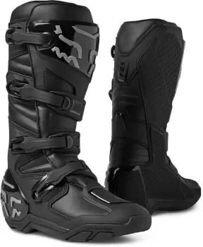 Image of FOX Comp X Motocross Boots, black, Size 43, black, Size 43
