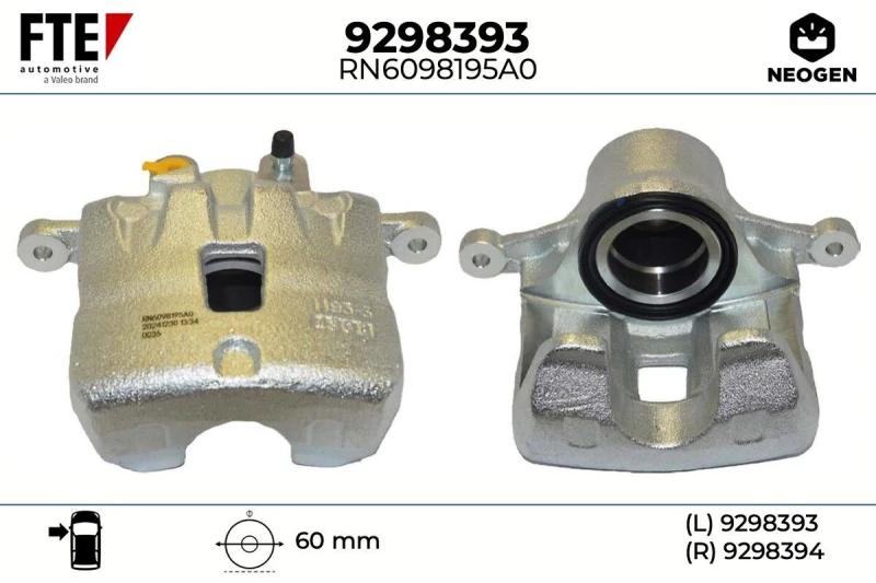 Image of Brake caliper FTE 9298393