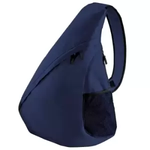 image of Bagbase Universal Monostrap Bag / Backpack (12 Litres) (One Size) (French Navy)