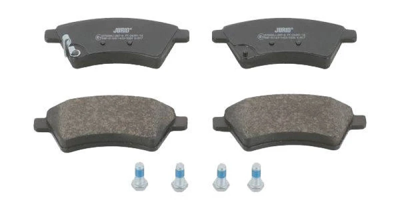 Image of JURID 573288J Brake pad set with acoustic wear warning, with accessories Brake Pad Set,disc brake (402)