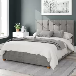 Image of Hepburn Firenze Velour Ottoman Bed Frame Silver