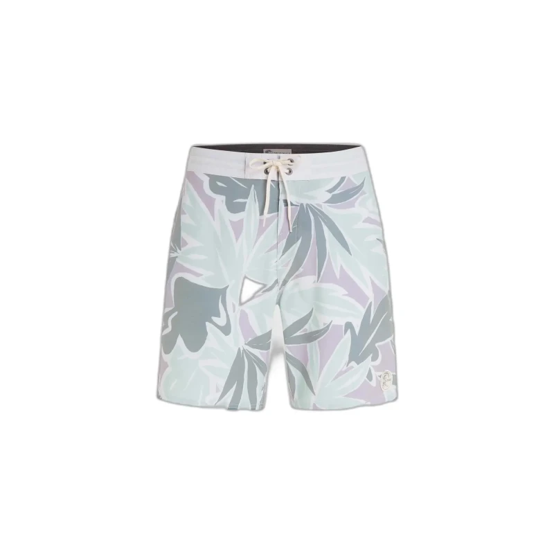 Image of O'Neill Swim shorts O'Neill O'riginal Print 18" Blanc Male 28 US 2800173-31038