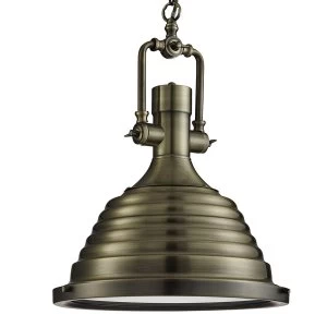 image of Searchlight Lighting Collection Ember Pendant Light - Brass