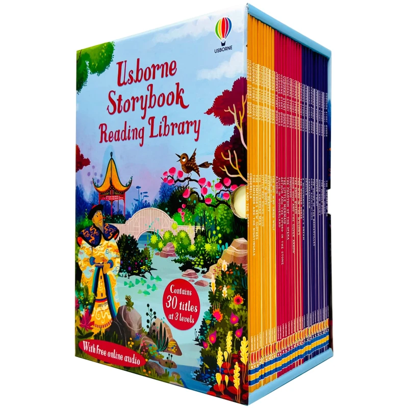 Image of Usborne Storybook Reading Library 30 Books Collection Boxed Set Cinderella, Snow White Various Books