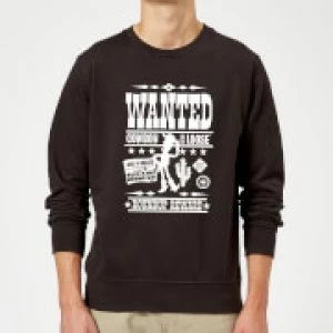 image of Toy Story Wanted Poster Sweatshirt - Black