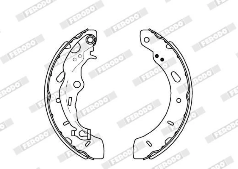 Image of Brake Shoe Set FERODO FSB4164