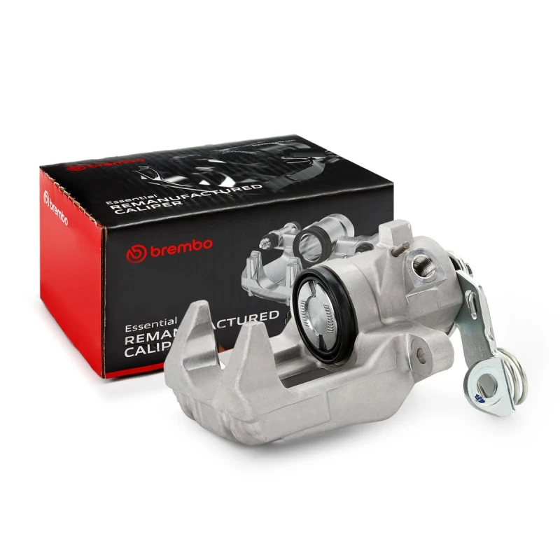 Image of BREMBO F 85 171 Brake caliper ESSENTIAL LINE Rear Axle Right Aluminium Brake Caliper (78)