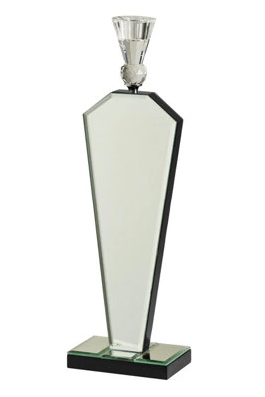 Image of Premier Housewares Tapered Large Candle Holder Silver