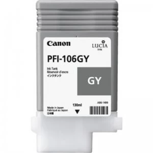 Image of Canon PFI-106GY Grey Ink Tank