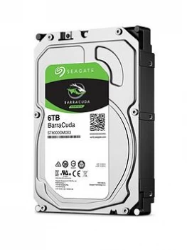 Image of Seagate BarraCuda 6TB Hard Disk Drive