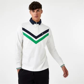 image of Jack Wills Haresfield Rugby Polo - White