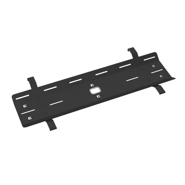 Image of Double Drop Down Cable Tray and Bracket for Adapt and Fuze Desks 1600mm - Black