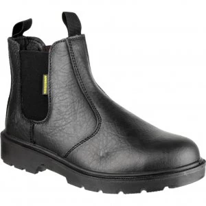 Image of Amblers Mens Safety FS116 Dual Density Pull On Safety Dealer Boots Black Size 12